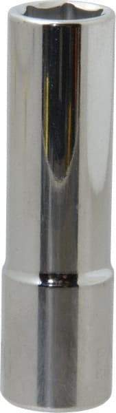 Paramount - 9/16", 1/2" Drive, Deep Hand Socket - 6 Points, 3-3/32" OAL, Steel, Chrome Finish - All Tool & Supply