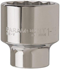 Paramount - 1-13/16", 3/4" Drive, Standard Hand Socket - 12 Points, 2-29/32" OAL - All Tool & Supply