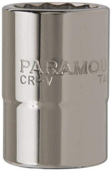 Paramount - 3/4" Drive, Standard Hand Socket - 12 Points, 2-13/64" OAL, Steel, Chrome Finish - All Tool & Supply