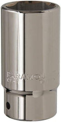 Paramount - 1-3/8", 3/4" Drive, Deep Hand Socket - 6 Points, 3-1/2" OAL, Steel, Chrome Finish - All Tool & Supply