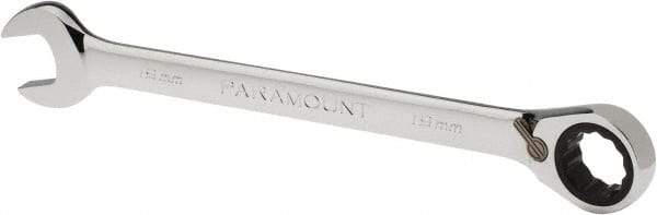 Paramount - 19mm 12 Point Combination Wrench - 15° Head Angle, 9-3/4" OAL, Chrome Vanadium Steel, Polished Finish - All Tool & Supply