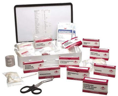 Ability One - 250 Piece, 25 Person, Full First Aid Kit - 10" Wide x 2-3/4" Deep x 14-1/2" High, Metal Case - All Tool & Supply