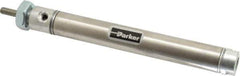 Parker - 3" Stroke x 9/16" Bore Double Acting Air Cylinder - 10-32 Port, 10-32 Rod Thread, 250 Max psi, 14 to 140°F - All Tool & Supply