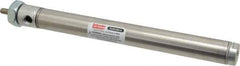 Parker - 6" Stroke x 3/4" Bore Double Acting Air Cylinder - 1/8 Port, 1/4-28 Rod Thread, 250 Max psi, 14 to 140°F - All Tool & Supply