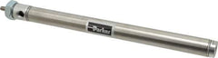 Parker - 8" Stroke x 3/4" Bore Double Acting Air Cylinder - 1/8 Port, 1/4-28 Rod Thread, 250 Max psi, 14 to 140°F - All Tool & Supply