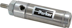 Parker - 1" Stroke x 1-1/16" Bore Double Acting Air Cylinder - 1/8 Port, 5/16-24 Rod Thread, 250 Max psi, 14 to 140°F - All Tool & Supply