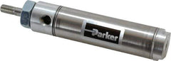 Parker - 2" Stroke x 1-1/16" Bore Double Acting Air Cylinder - 1/8 Port, 5/16-24 Rod Thread, 250 Max psi, 14 to 140°F - All Tool & Supply