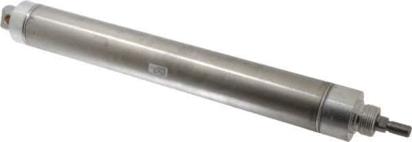 Parker - 12" Stroke x 2" Bore Double Acting Air Cylinder - 1/4 Port, 1/2-20 Rod Thread, 250 Max psi, 14 to 140°F - All Tool & Supply