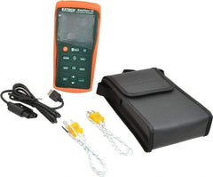 Extech - -200 to 1999.9°F, Temp Recorder - Dual Input Datalogging Thermometer - All Tool & Supply