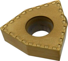 Kennametal - DFT090508 LD Grade KC720 Carbide Indexable Drill Insert - TiN Finish, Trigon, 15mm Inscribed Circle - All Tool & Supply