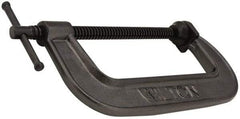 Hargrave - Light-Duty 14" Max Opening, 3-3/4" Throat Depth, Ductile Iron Standard C-Clamp - 2,850 Lb Capacity, 0" Min Opening, Standard Throat Depth - All Tool & Supply