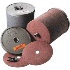 Sait - 5" Diam 7/8" Hole 80 Grit Fiber Disc - Medium Grade, Zirconia Alumina, Series 3Z - All Tool & Supply