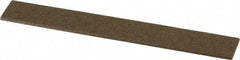 Norton - 4" Long x 1/2" Wide x 1/16" Thick, Aluminum Oxide Sharpening Stone - Taper, Coarse Grade - All Tool & Supply