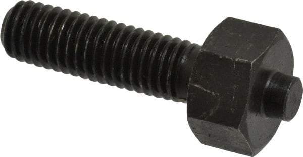 Gibraltar - 1/2-13 Thread, 7/8" Size, 2-3/8" Long, Black Oxide Coated, Steel, Lead Alloy Clamp Rest & Support - 1-1/2" Thread Length, 11/32" Pin Diam x 3/16" Pin Height, 1/2" Nut Height - All Tool & Supply