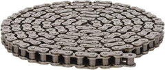 Morse - 5/8" Pitch, ANSI 50, Single Strand Roller Chain - Chain No. 50, 10 Ft. Long, 0.4" Roller Diam, 3/8" Roller Width - All Tool & Supply