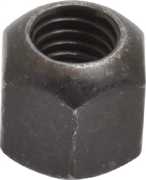 Gibraltar - M8, Steel, Black Phosphate Coated, Right Hand Spherical Fixture Nut - 13mm Wide Across Flats, 12mm High, 11mm Radius - All Tool & Supply