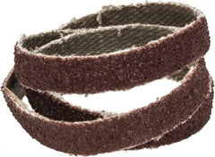 Tru-Maxx - 1/4" Wide x 12" OAL, 80 Grit, Aluminum Oxide Abrasive Belt - Aluminum Oxide, Medium, Coated - All Tool & Supply