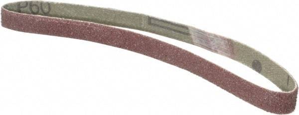 Tru-Maxx - 3/8" Wide x 13" OAL, 60 Grit, Aluminum Oxide Abrasive Belt - Aluminum Oxide, Medium, Coated - All Tool & Supply