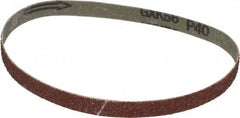 Tru-Maxx - 1/2" Wide x 18" OAL, 40 Grit, Aluminum Oxide Abrasive Belt - Aluminum Oxide, Coarse, Coated - All Tool & Supply