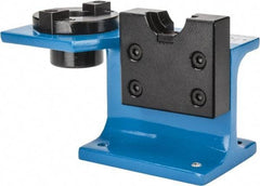 Interstate - 2 Positions, BT30 Compatible Tool Holder Tightening Fixture - 3.74" Head Diam, 209.8mm Base Length, 128mm Overall Height - Exact Industrial Supply