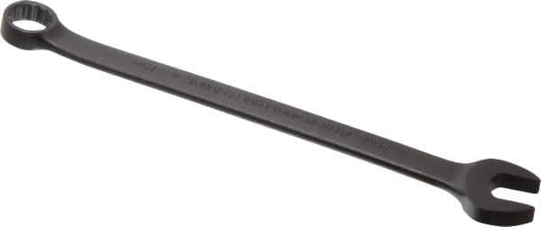 Proto - 14mm 12 Point Combination Wrench - 15° Offset Angle, 8-5/8" OAL, Steel, Black Finish - All Tool & Supply