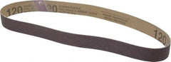 Tru-Maxx - 1" Wide x 30" OAL, 120 Grit, Aluminum Oxide Abrasive Belt - Aluminum Oxide, Fine, Coated - All Tool & Supply