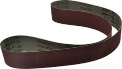 Tru-Maxx - 2" Wide x 48" OAL, 120 Grit, Aluminum Oxide Abrasive Belt - Aluminum Oxide, Fine, Coated - All Tool & Supply