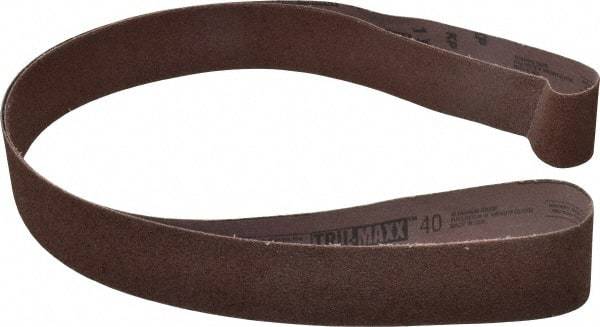 Tru-Maxx - 2" Wide x 72" OAL, 40 Grit, Aluminum Oxide Abrasive Belt - Aluminum Oxide, Coarse, Coated - All Tool & Supply