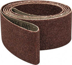 Tru-Maxx - 2" Wide x 132" OAL, 40 Grit, Aluminum Oxide Abrasive Belt - Aluminum Oxide, Coarse, Coated - All Tool & Supply