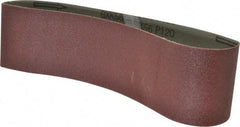 Tru-Maxx - 3" Wide x 24" OAL, 120 Grit, Aluminum Oxide Abrasive Belt - Aluminum Oxide, Fine, Coated - All Tool & Supply