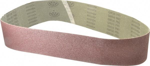 Tru-Maxx - 4" Wide x 48" OAL, 60 Grit, Aluminum Oxide Abrasive Belt - Aluminum Oxide, Medium, Coated - All Tool & Supply