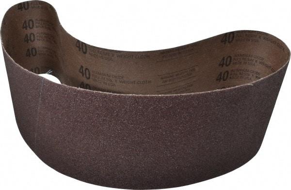 Tru-Maxx - 6" Wide x 48" OAL, 40 Grit, Aluminum Oxide Abrasive Belt - Aluminum Oxide, Coarse, Coated - All Tool & Supply