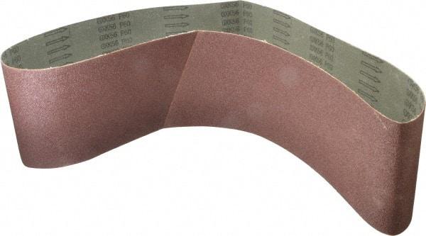 Tru-Maxx - 6" Wide x 60" OAL, 60 Grit, Aluminum Oxide Abrasive Belt - Aluminum Oxide, Medium, Coated - All Tool & Supply