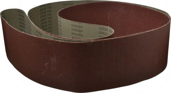 Tru-Maxx - 6" Wide x 132" OAL, 80 Grit, Aluminum Oxide Abrasive Belt - Aluminum Oxide, Medium, Coated - All Tool & Supply