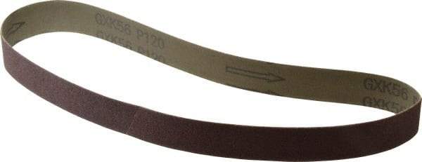 Tru-Maxx - 1" Wide x 24" OAL, 120 Grit, Aluminum Oxide Abrasive Belt - Aluminum Oxide, Fine, Coated - All Tool & Supply