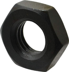 Gibraltar - 5/8-11 UNC Alloy Steel Right Hand Heavy Hex Jam Nut - 1-1/16" Across Flats, 23/64" High, Black Oxide Finish - All Tool & Supply