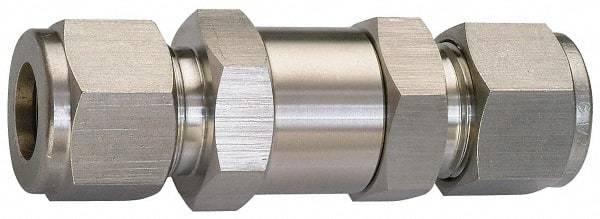 Ham-Let - 3/8" Stainless Steel Check Valve - Inline, Comp x Comp, 3,000 WOG - All Tool & Supply