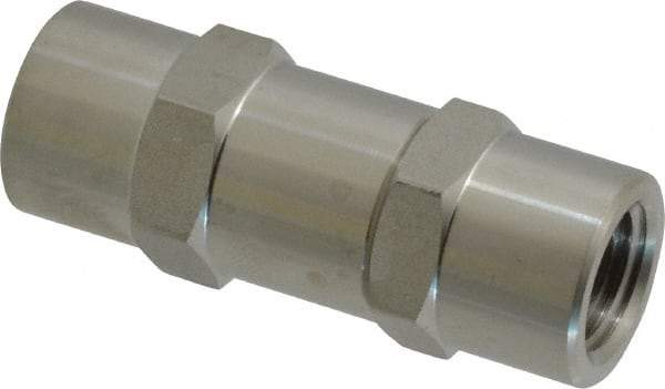 Ham-Let - 1/4" Stainless Steel Check Valve - Inline, FNPT x FNPT, 3,000 WOG - All Tool & Supply