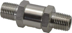 Ham-Let - 1/4" Stainless Steel Check Valve - Inline, MNPT x MNPT, 3,000 WOG - All Tool & Supply