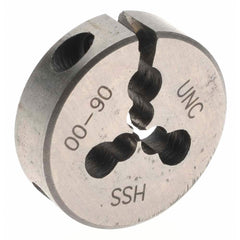 Gyros Precision Tools - #00-90 UNS High Speed Steel Round Adjustable Die - All Tool & Supply