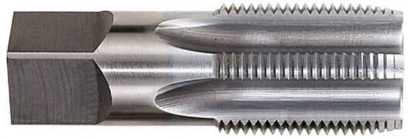 OSG - 1 - 11-1/2 NPSF Thread, 5 Flute Standard Pipe Tap - 3-3/4" OAL, 1-3/4" Thread Length, 1-1/8" Shank Diam, Bright Finish, High Speed Steel - Exact Industrial Supply