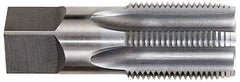 OSG - 1 - 11-1/2 NPSF Thread, 5 Flute Standard Pipe Tap - 3-3/4" OAL, 1-3/4" Thread Length, 1-1/8" Shank Diam, Bright Finish, High Speed Steel - Exact Industrial Supply