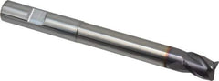 Niagara Cutter - 1/2", 3 Flute, Single End, Solid Carbide, 0.03" Corner Radius End Mill - 5" OAL, 35° Helix, Right Hand Flute, 5/8" LOC, Right Hand Cut, 3-1/8" Extended Reach - All Tool & Supply