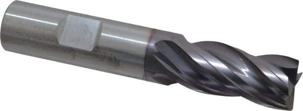 Niagara Cutter - 5/8", 4 Flute, Single End, Solid Carbide, 0.03" Corner Radius End Mill - 3-1/2" OAL, Right Hand Flute, 1-1/4" LOC, Right Hand Cut - All Tool & Supply