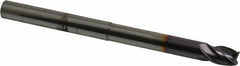 Niagara Cutter - 5/16", 4 Flute, Single End, Solid Carbide, 0.02" Corner Radius End Mill - 4" OAL, Right Hand Flute, 7/16" LOC, Right Hand Cut, 2-1/8" Extended Reach - All Tool & Supply