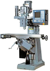 Bridgeport - 48" Long x 9" Wide, 3 Phase Fagor 8055-i CNC Milling Machine - Variable Speed Pulley Control, R8 Taper, 3 hp - All Tool & Supply