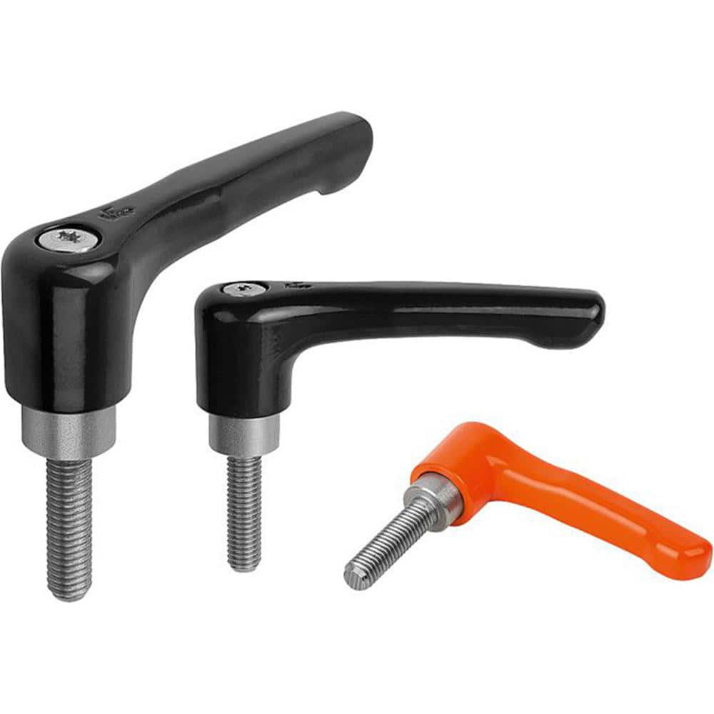 Clamp Handle Grips; For Use With: Utensils; Small Tools; Gauges; Grip Length: 1.8500; Material: Die Cast Zinc; Length (Decimal Inch): 1.8500; Material: Die Cast Zinc