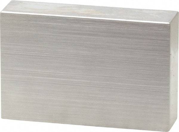 Mitutoyo - 0.9" Rectangular Steel Gage Block - Accuracy Grade 0, Includes Certificate of Inspection - All Tool & Supply