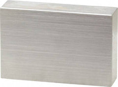 Mitutoyo - 0.9" Rectangular Steel Gage Block - Accuracy Grade 0, Includes Certificate of Inspection - All Tool & Supply