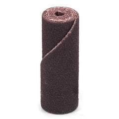 Superior Abrasives - Straight Cartridge Rolls; Maximum Roll Diameter (Inch): 1/2 ; Overall Length (Inch): 1-1/2 ; Abrasive Material: Aluminum Oxide ; Grit: 60 ; Pilot Hole Diameter (Inch): 1/8 ; Backing Material: Cloth; Cotton Cloth - Exact Industrial Supply